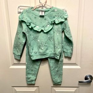 Star Wars Baby Yoda sweat suit 4T